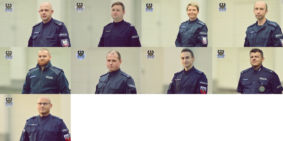 Dzielnicowi Komisariatu Policji w Boguszowie-Gorcach