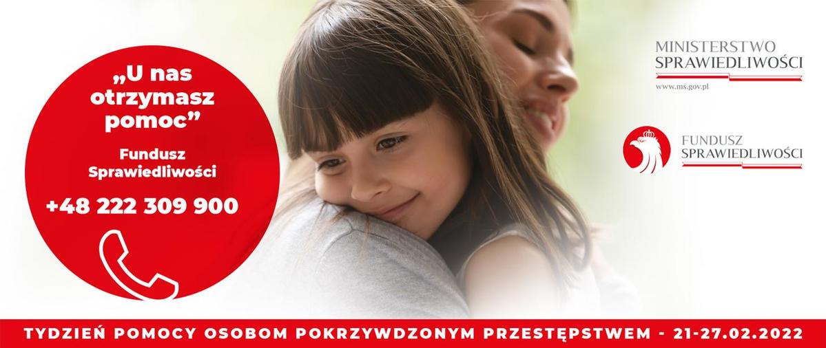 Baner Tydzień Pomocy Osobom Pokrzywdzonym Przestępstwem