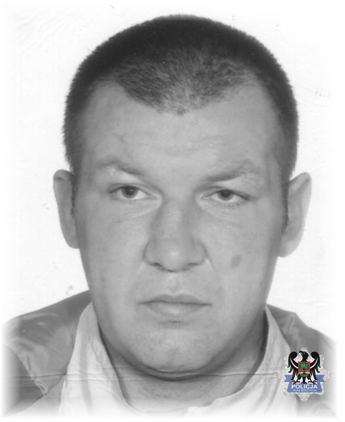 Na zdjęciu poszukiwany listem gończym Łukasz Kociński