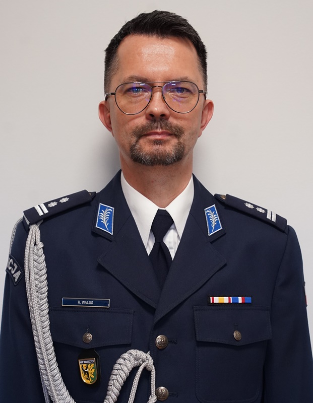 Na zdjęciu mł. insp. Rafał Walus.