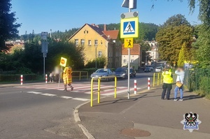 Na zdjęciu jedno z przejść dla pieszych w Wałbrzychu.