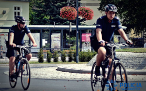 Patrol policyjny na rowerach