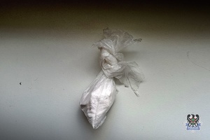 Na zdjęciu zabezpieczone narkotyki w postaci amfetaminy.