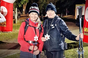 Na zdjęciu policjantki biorące udział w Mieroszowskiej Wyrypie.