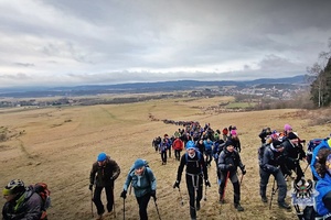 Na zdjęciu uczestnicy marszu.