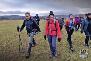 Na zdjęciu policjantki biorące udział w Mieroszowskiej Wyrypie.