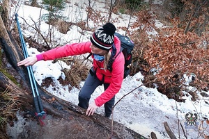 Na zdjęciu policjantki biorące udział w Mieroszowskiej Wyrypie.