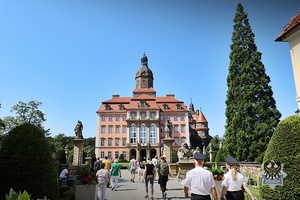 Na zdjęciu widok na Zamek Książ.