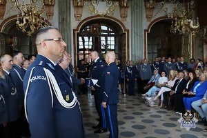 Na zdjęciu uczestnicy uroczystości Święta Policji.