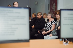 Na zdjęciu policjanci podczas oficjalnego ślubowania.