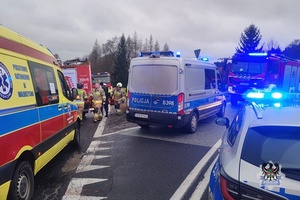 Kolejny apel do kierowców. Poważnie wyglądające zdarzenie drogowe pomiędzy Czarnym Borem, a Jabłowem