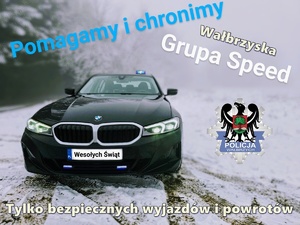 Pomagamy i chronymi! Tylko bezpiecznych wyjazdów i powrotów!