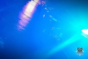 Na zdjęciu policyjny radiowóz