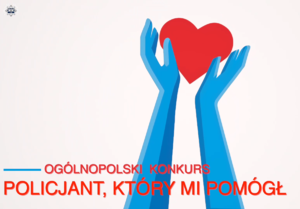 Baner policjant który mi pomógł.