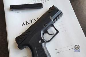 Na zdjęciu pistolet pneumatyczny.
