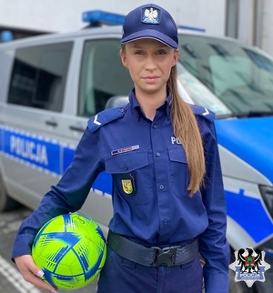 100-lecie Kobiet w Policji: sierż. Kamila Zygmunt - piłkarska dusza w policyjnym mundurze