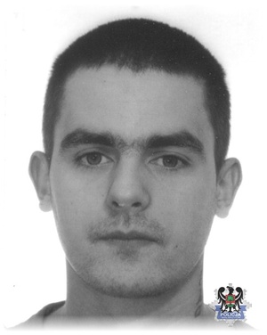 Na zdjęciu poszukiwany listem gończym Dawid Zelek