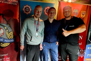 Na zdjęciu bilardowy zespół turniejowy.