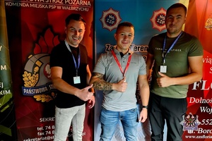 Na zdjęciu bilardowy zespół turniejowy.