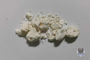 Na zdjęciu zabezpieczone narkotyki.