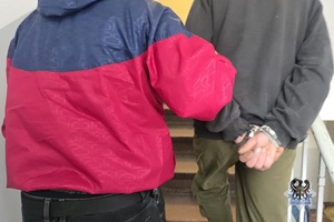 Na zdjeciu zabezpieczone narkotyki w postaci amfetaminy.