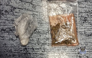 Na zdjęciu narkotyki w postaci metamfetaminy.