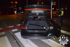 zdjęcia ze zdarzenia drogowego z ulicy świdnickiej