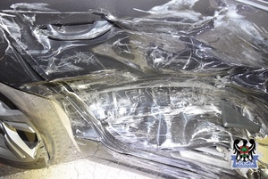 zdjęcia ze zdarzenia drogowego z ulicy świdnickiej