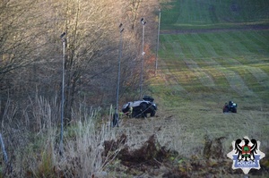Niebezpieczne zdarzenie na Górze Dzikowiec – policja apeluje do użytkowników pojazdów terenowych o rozwagę