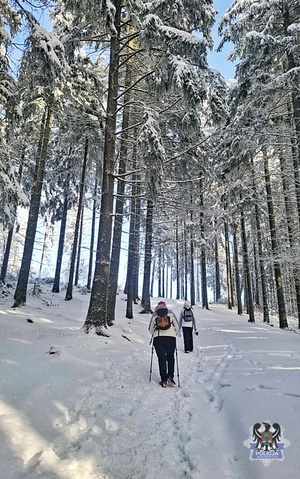 Widoki w trakcie wyjścia policjantek i pracownic wałbrzyskiej komendy na Trójgarb.