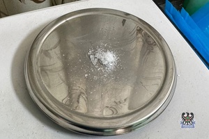 Na zdjęciu narkotyki w postaci metamfetaminy.