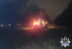 zdjęcia z wypadku na torowisku