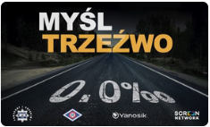 Kierowco - myśl trzeźwo!