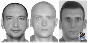Trzech poszukiwanych mężczyzn