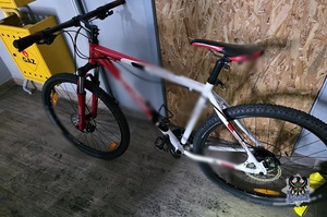 Na zdjęciu jedno z odzyskanych elektronarzędzi.