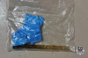Na zdjęciu zabezpieczone narkotyki.