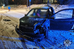 Trzech kierujących pod wpływem alkoholu. Pijany mężczyzna spowodował kolizję, miał zakaz, był poszukiwany i posługiwał się cudzym dokumentem tożsamości