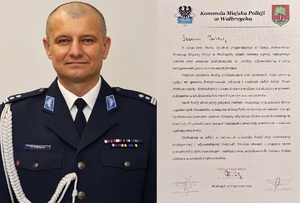 Życzenia z okazji Dnia Służby Cywilnej od kierownictwa wałbrzyskiej komendy