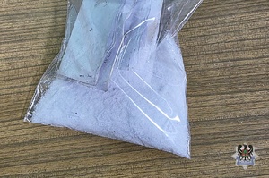 na zdjęciu zabezpieczone narkotyki