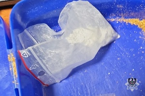 Na zdjęciu zabezpieczone narkotyki.