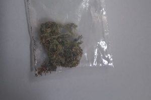 Na zdjęciu narkotyki w postaci marihuany.