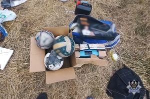 Na zdjęciu odzyskane mienie pochodzące z kradzieży.