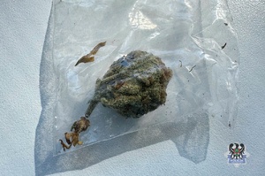 Na zdjęciu zabezpieczone narkotyki.