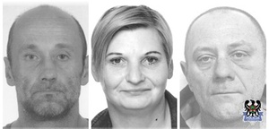 troje poszukiwanych osób