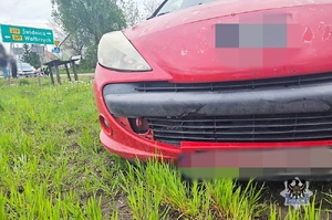 Na zdjęciu samochód biorący udział w zdarzeniu.