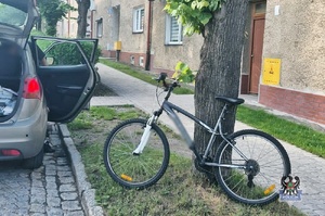Na zdjęciu kontrolowany rower.