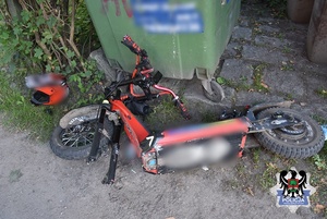 Hulajnoga,  którą poruszał sie nietrzeźwy kierujący