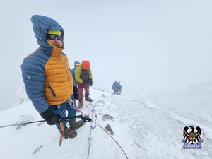 Zdjęcia z wejścia na szczyt góry Kazbek