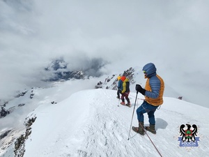 Zdjęcia z wejścia na szczyt góry Kazbek