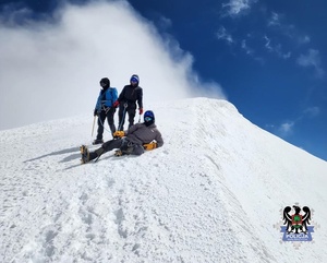 Zdjęcia z wejścia na szczyt góry Kazbek